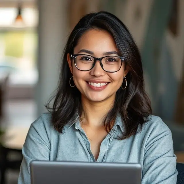 Portrait of freelancer.