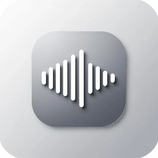 Icon representing precision audio waves