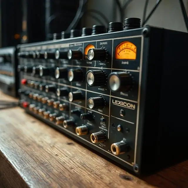 A vintage Lexicon effects unit.