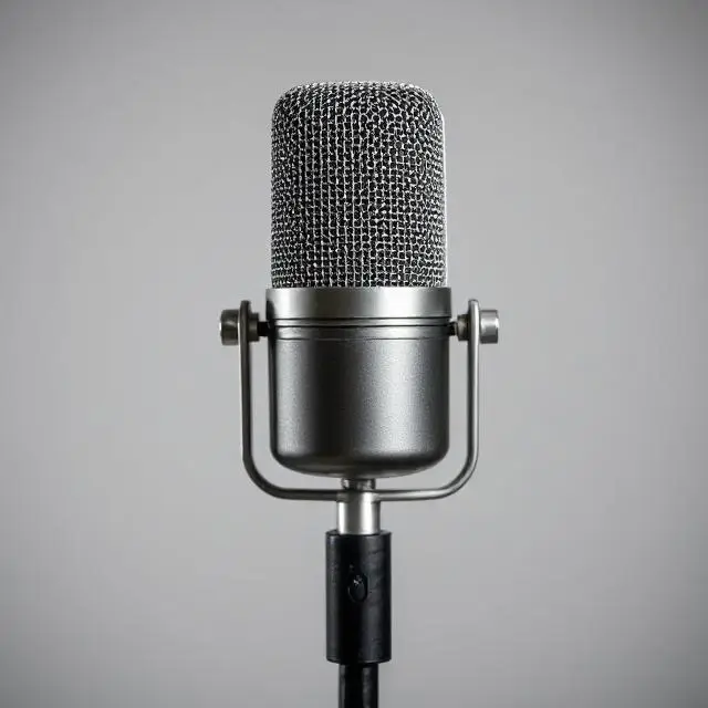 A single microphone, representing a single track.